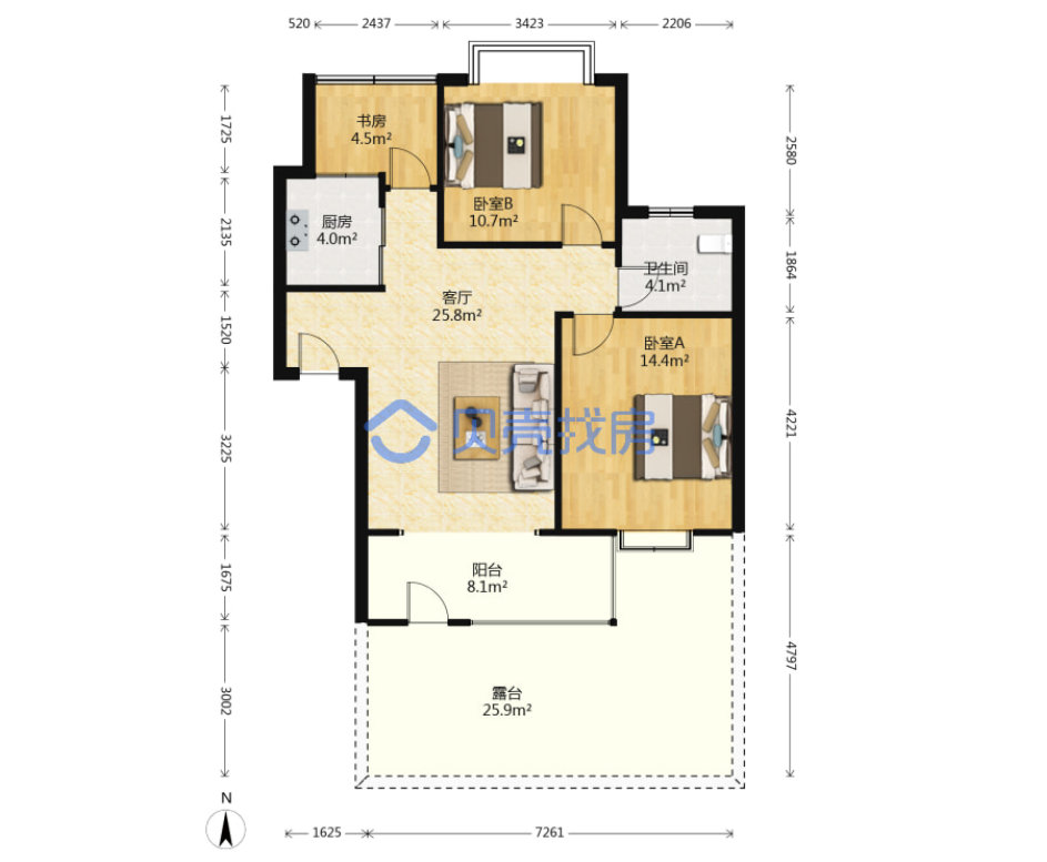 恭喜吳叔42萬拍下四方錦城92平法拍房一套，附贈40平大露臺，撿漏超過五十萬，恭喜恭喜。